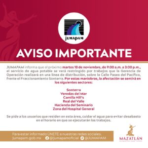 Aviso de Jumapam