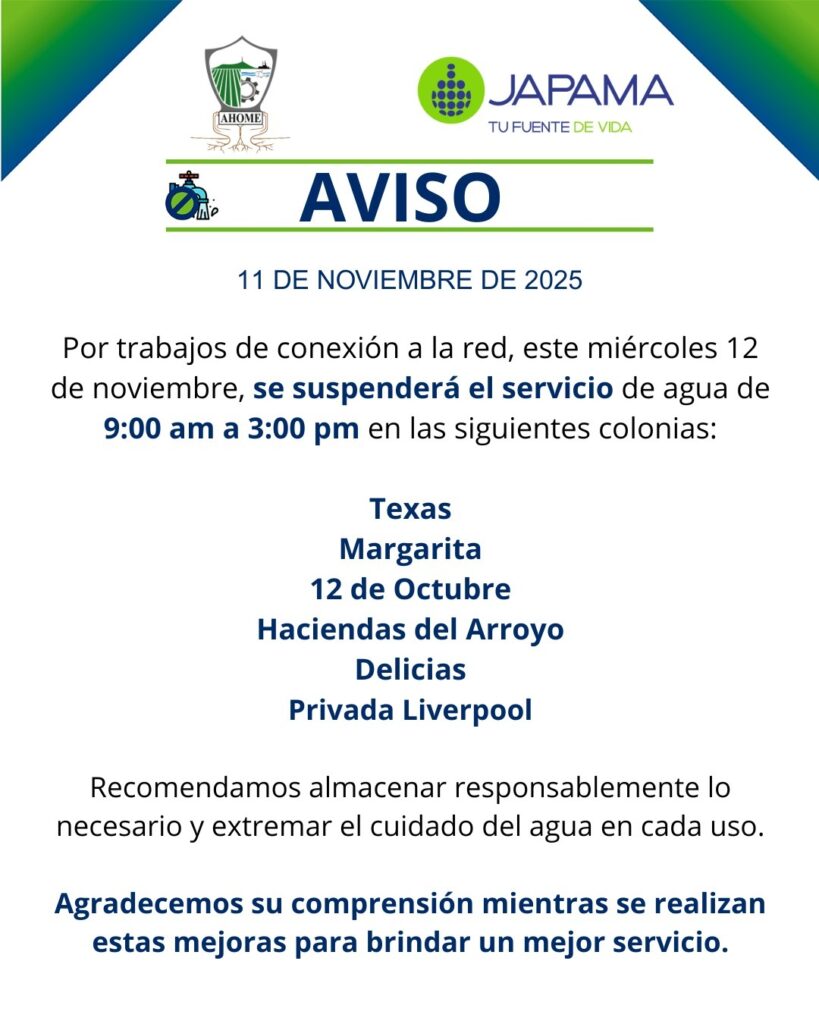 Aviso Japama