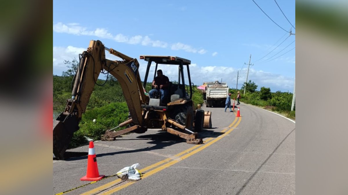 bacheo carretera caimanero el rosario