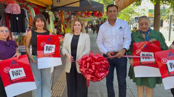 El Buen Fin 2025 arranca en Los Mochis; por primera vez se realiza en el corazón del centro para impulsar al pequeño comercio