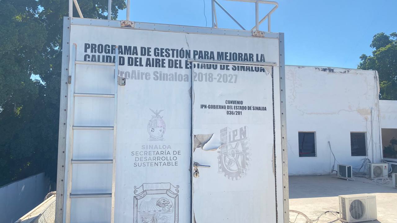 cabina de medición del aire