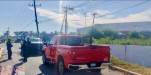 Camioneta asegurada en Culiacán, Sinaloa