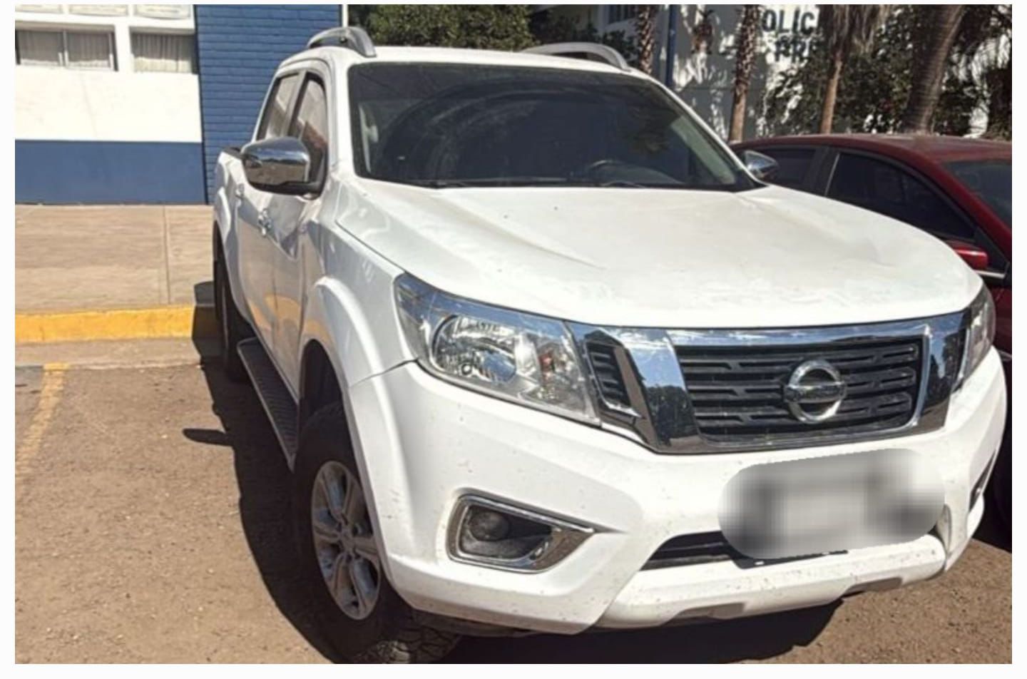 Camioneta asegurada en Culiacán, Sinaloa