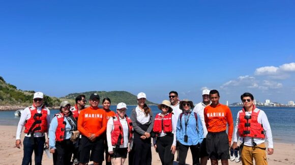 Se capacita personal de Capta Mazatlán, Sinaloa, con la Armada de México y la Conanp para fortalecer la atención al turista
