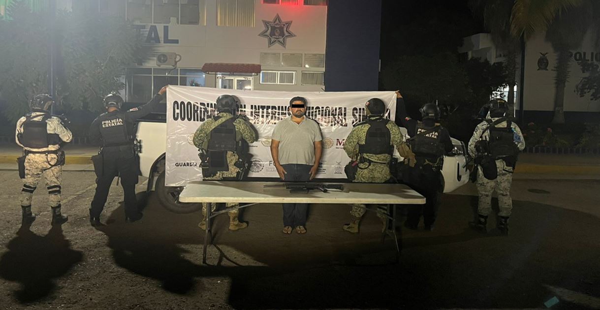 Capturan en Navolato a hombre con orden de aprehensión con fines de extradición a EU