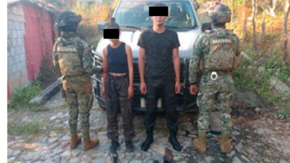 Son una mujer y dos hombres: Capturan a tres en Concordia, Sinaloa; aseguran arsenal, carros y desmantelan campamentos