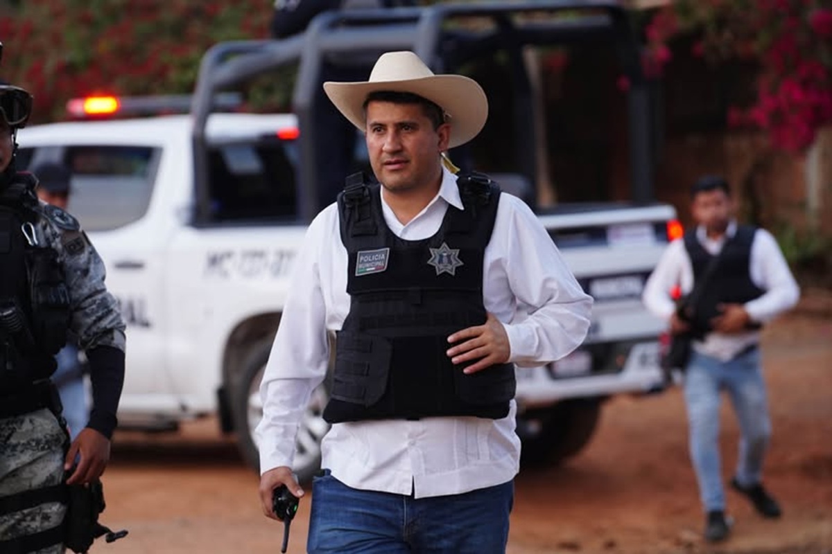 Carlos Manzo, alcalde de Uruapan