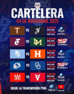 Cartelera de la Liga Mexicana del Pacífico