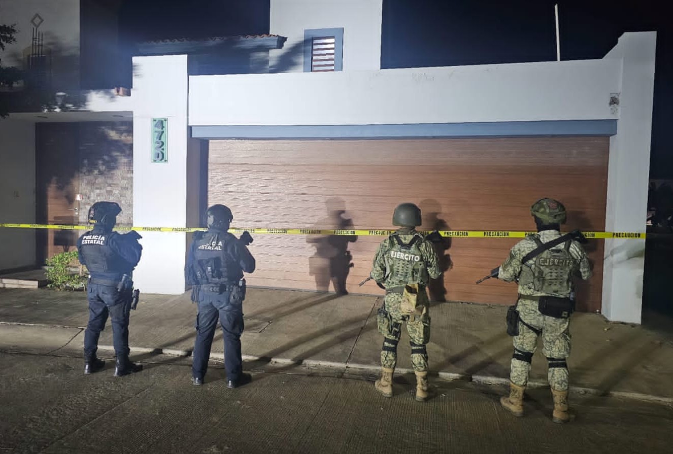Casa asegurada en Portalegre, Culiacán, Sinaloa