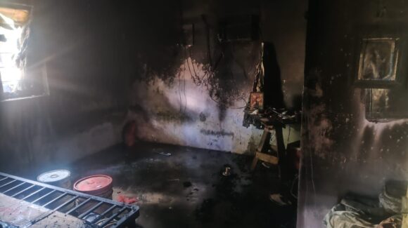 Incendio de vivienda en El Burrión, Guasave, Sinaloa moviliza a cuerpos de emergencia