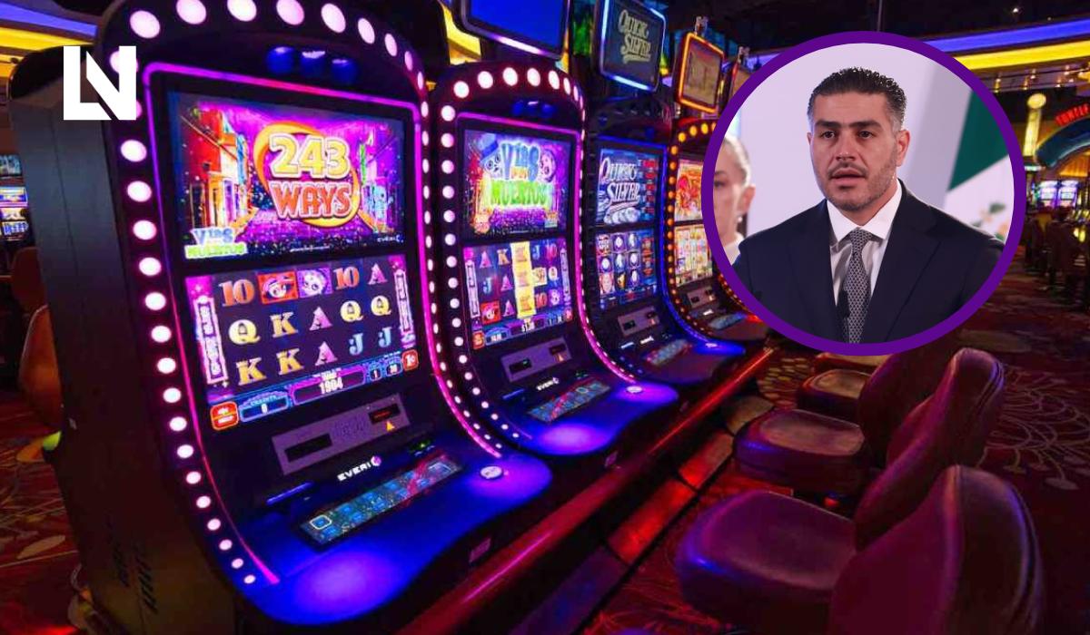 Maquinas de casino. Omar García Harfuch