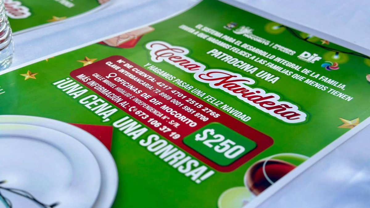 cenas navideñas en mocorito sin