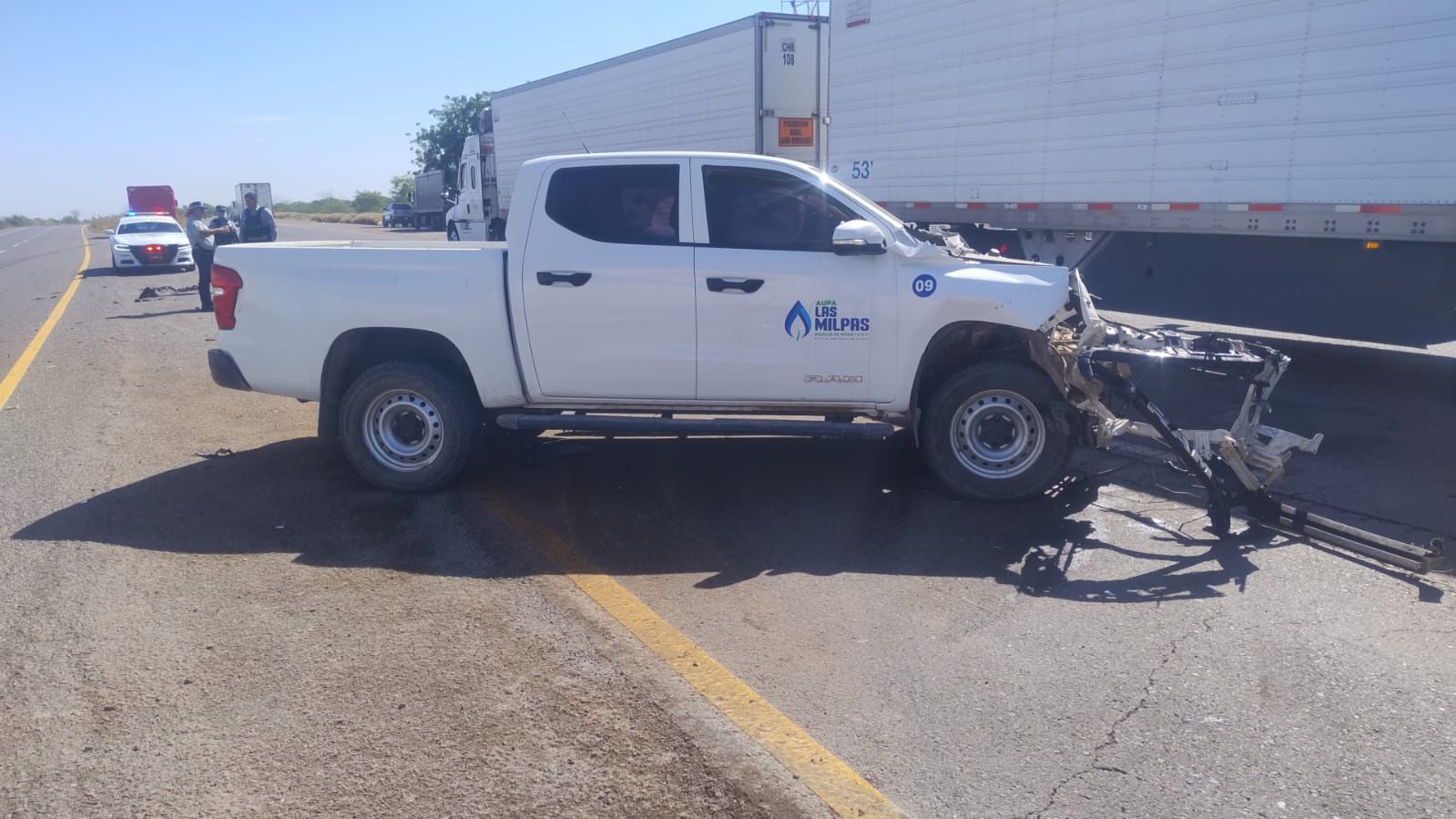 Choque en El Burrión, Guasave