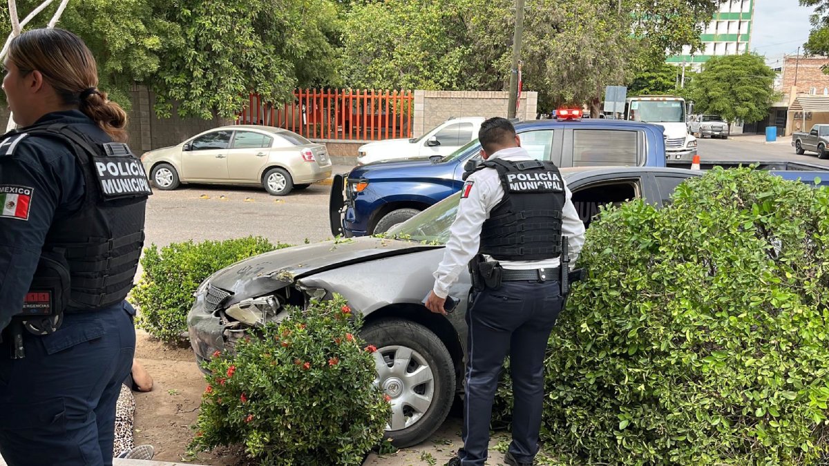 choque en el centro de guasave sin