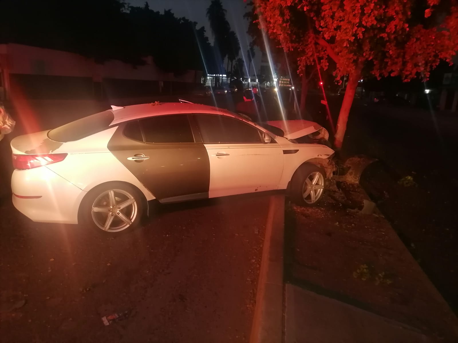 Choque en Los Mochis, Sinaloa