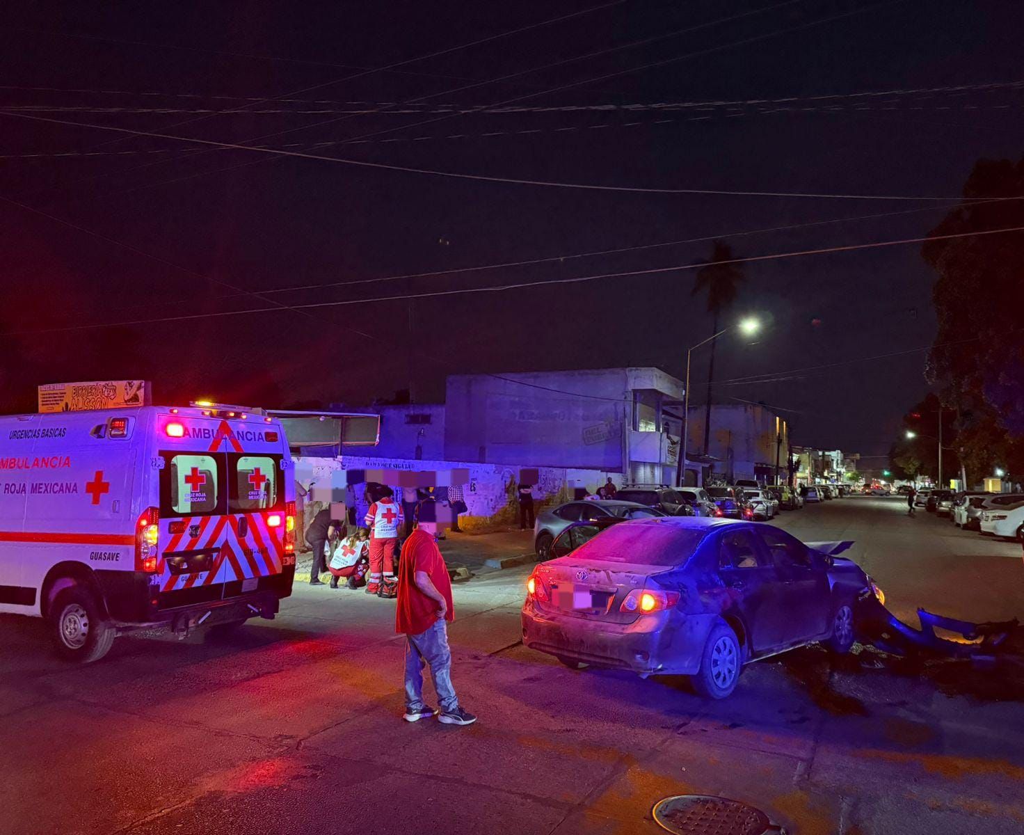 Una mujer lesionada dejó un choque múltiple en Guasave