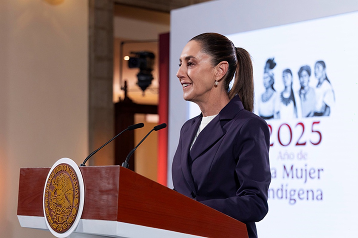 Claudia Sheinbaum en conferencia 'mañanera'
