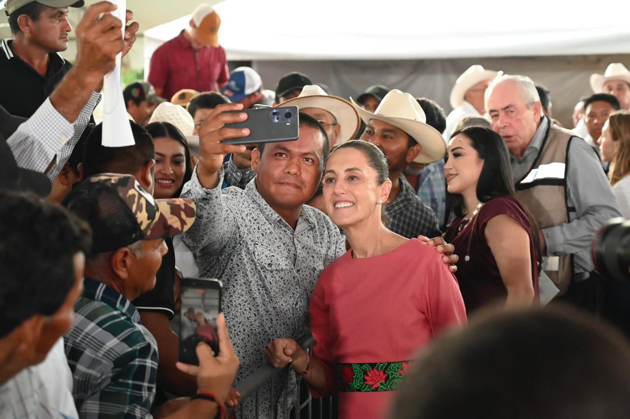 Claudia Sheinbaum en el arranque del Plan Campeche