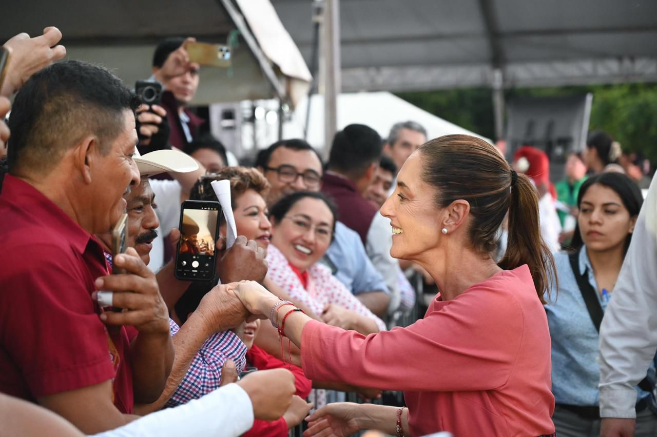 Claudia Sheinbaum en el arranque del Plan Campeche