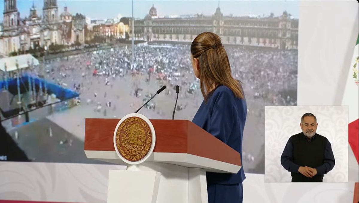 Claudia Sheinbaum habla sobre manifestación de la Generación Z