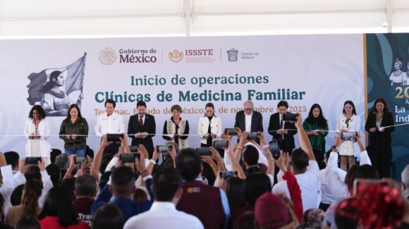 Claudia Sheinbaum encabeza inicio de operaciones de dos clínicas de Medicina Familiar del Issste en Tecámac, Estado de México