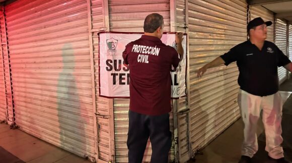 Protección Civil clausura tienda Parisina por irregularidades en sistema de alarmas contra incendios en Los Mochis, Sinaloa