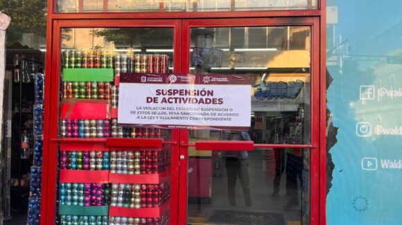 Clausuran una tienda Waldo’s en el Centro de Culiacán, Sinaloa, por deficiencia en sistema contra incendios