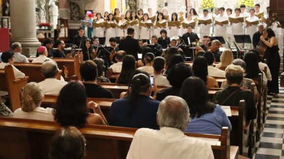Eleva la UAdeO un canto por la paz en la Catedral de Mazatlán, Sinaloa, con una magistral obra coral