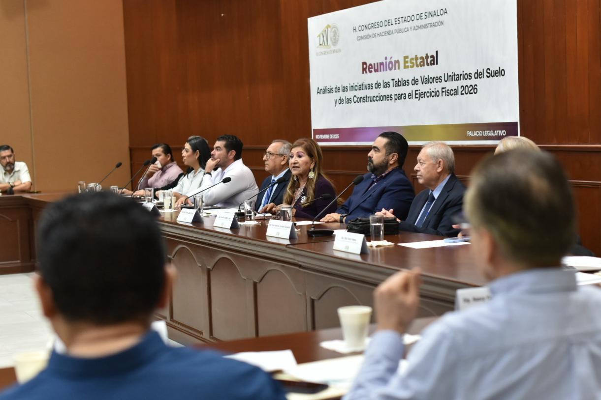 Congreso del Estado busca acuerdos con municipios para actualizar tablas catastrales en 2026