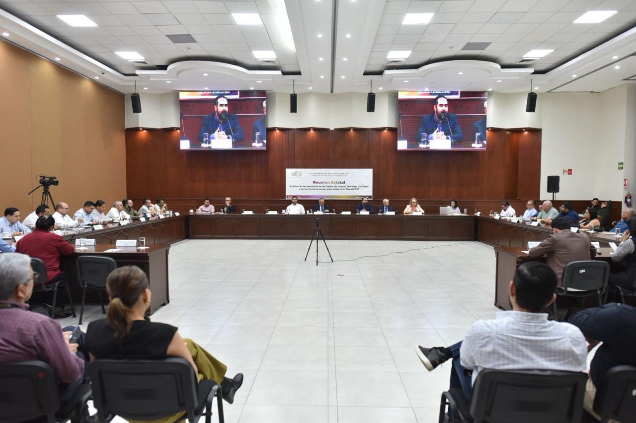 Congreso del Estado busca acuerdos con municipios para actualizar tablas catastrales en 2026