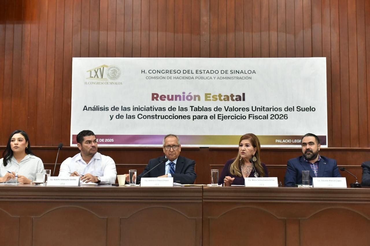 Congreso del Estado busca acuerdos con municipios para actualizar tablas catastrales en 2026