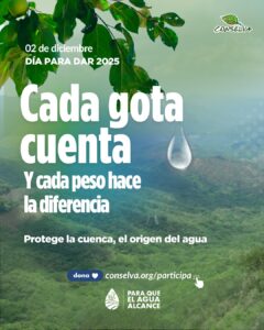 Lanza Conselva campaña ‘Tu donativo se transforma en agua’