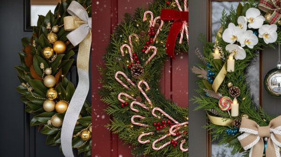 ¿Cuáles son las tendencias en coronas navideñas? Hazla a tu gusto con estos tutoriales inspiradores