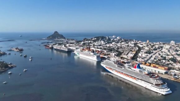 Mazatlán supera cifras de cruceros de 2024 con alza en arribos durante noviembre: alcaldesa