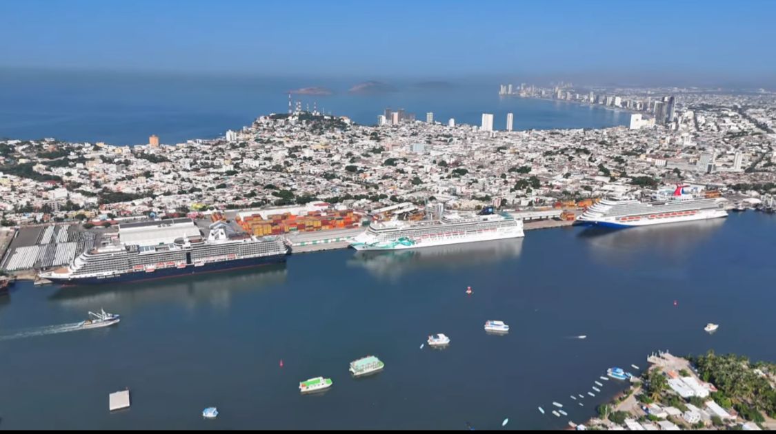 Mazatlán, Sinaloa hace historia con triple arribo de cruceros