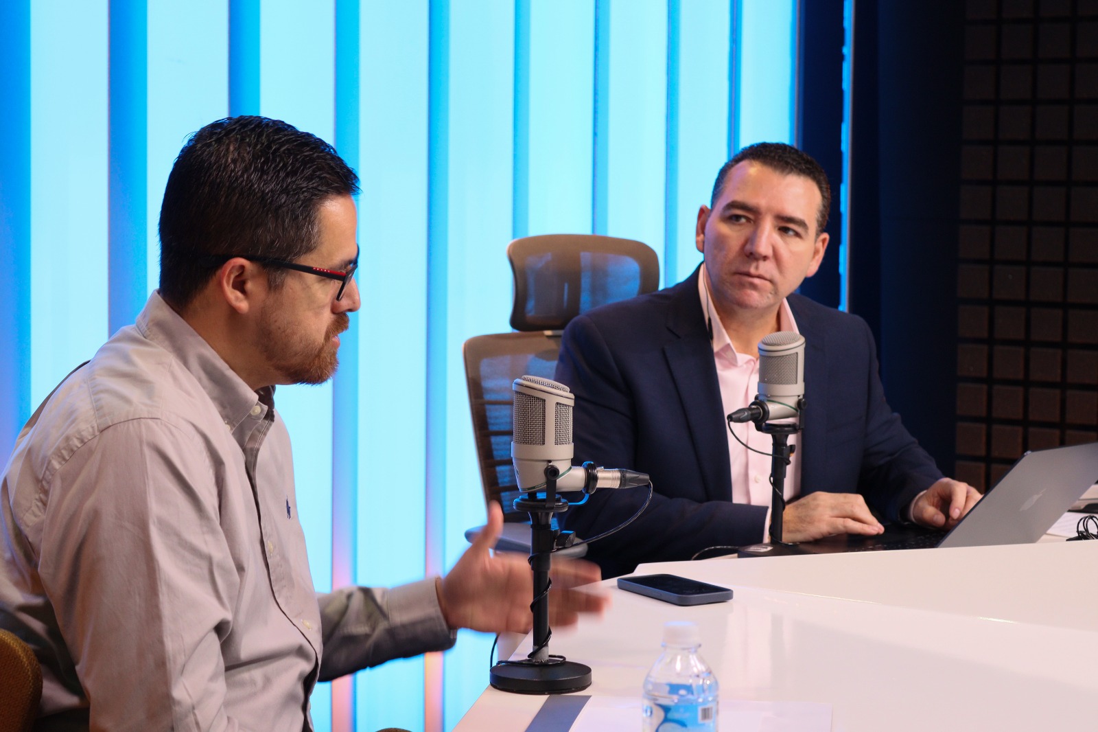 Cuitláhuac González Galindo con Luis Alberto Díaz