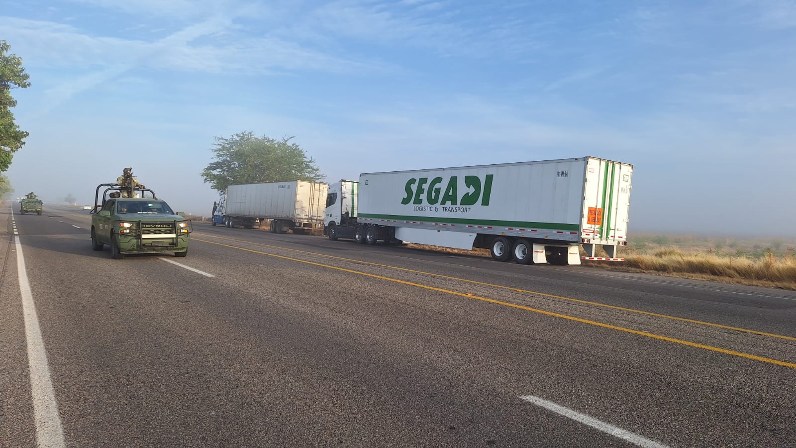 decenas de unidades resultaron afectadas por los ponchallantas en angostura