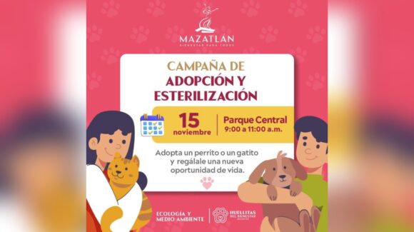 Alistan la décima jornada de “Huellitas del Bienestar” en Mazatlán, Sinaloa