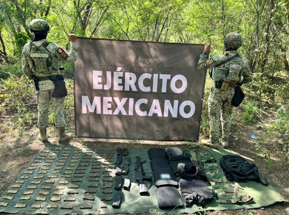 decomisan armas y cartuchos en concordia