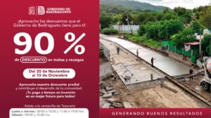 Descuento en el impuesto predial urbano en Badiraguato