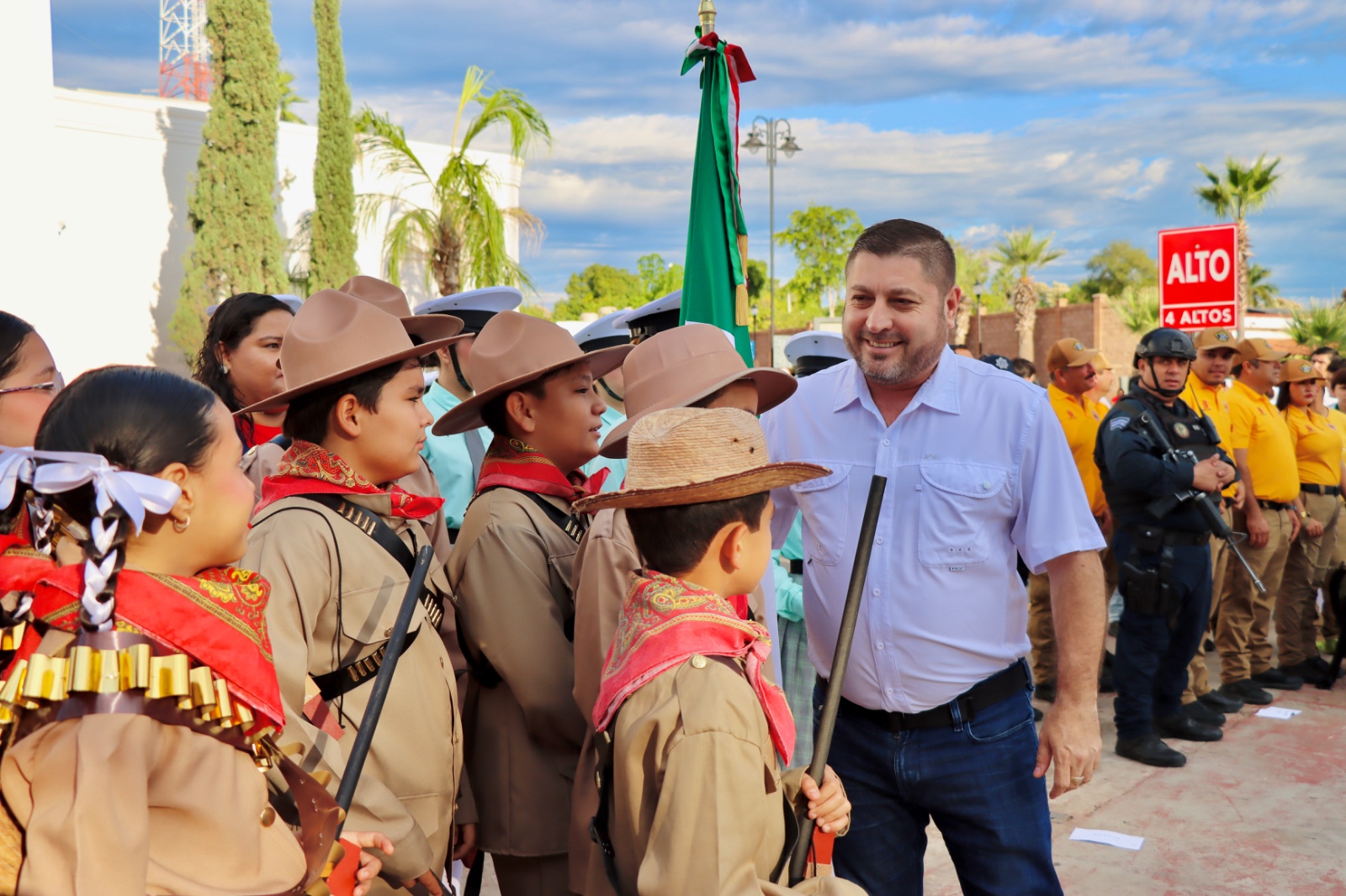 Desfile de la Revolución Mexicana en Badiraguato, Sin.