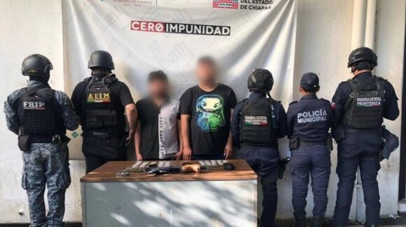 Caen ‘Traca’ y ‘Wito’, centroamericanos presuntos miembros del Cártel de Sinaloa, en Chiapas