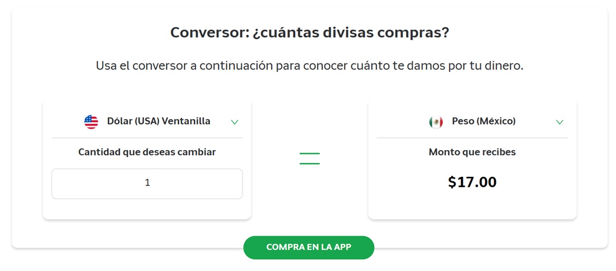 Precio del dólar en Banco Azteca