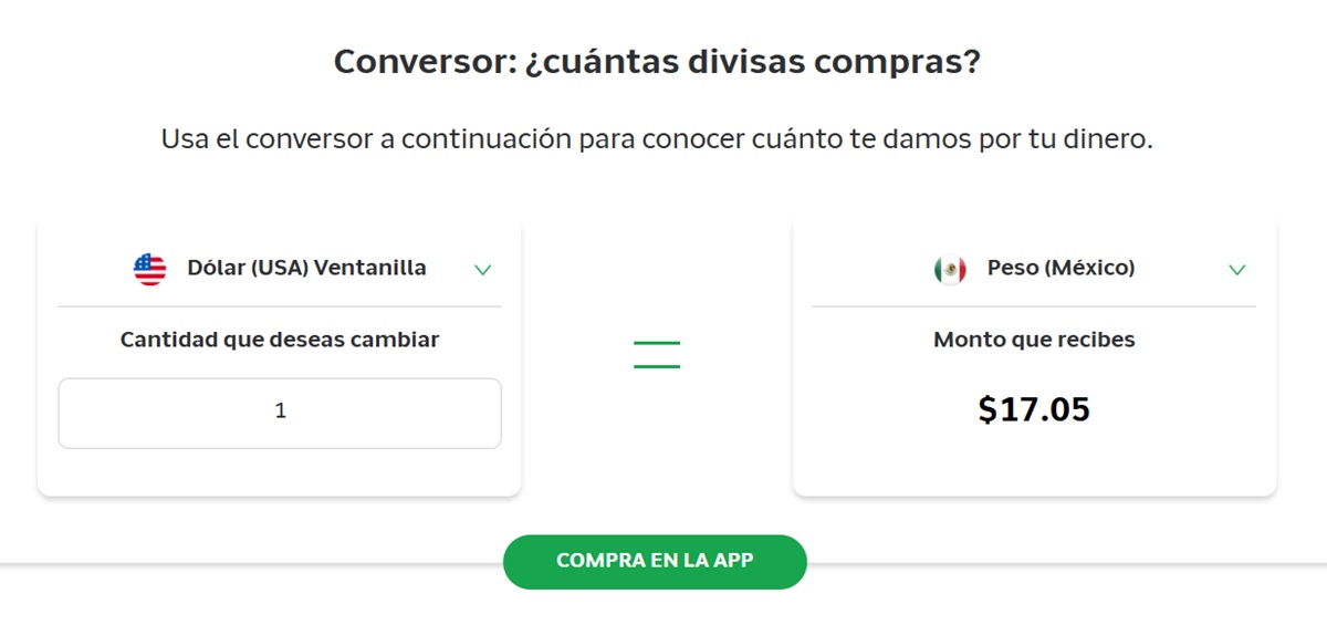 Precio del dólar en Banco Azteca
