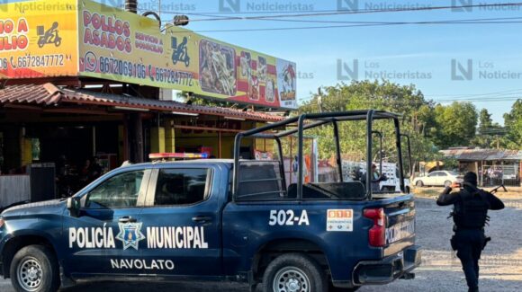 Asesinan a balazos a un hombre frente a negocio de pollos en San Pedro de Navolato, Sinaloa