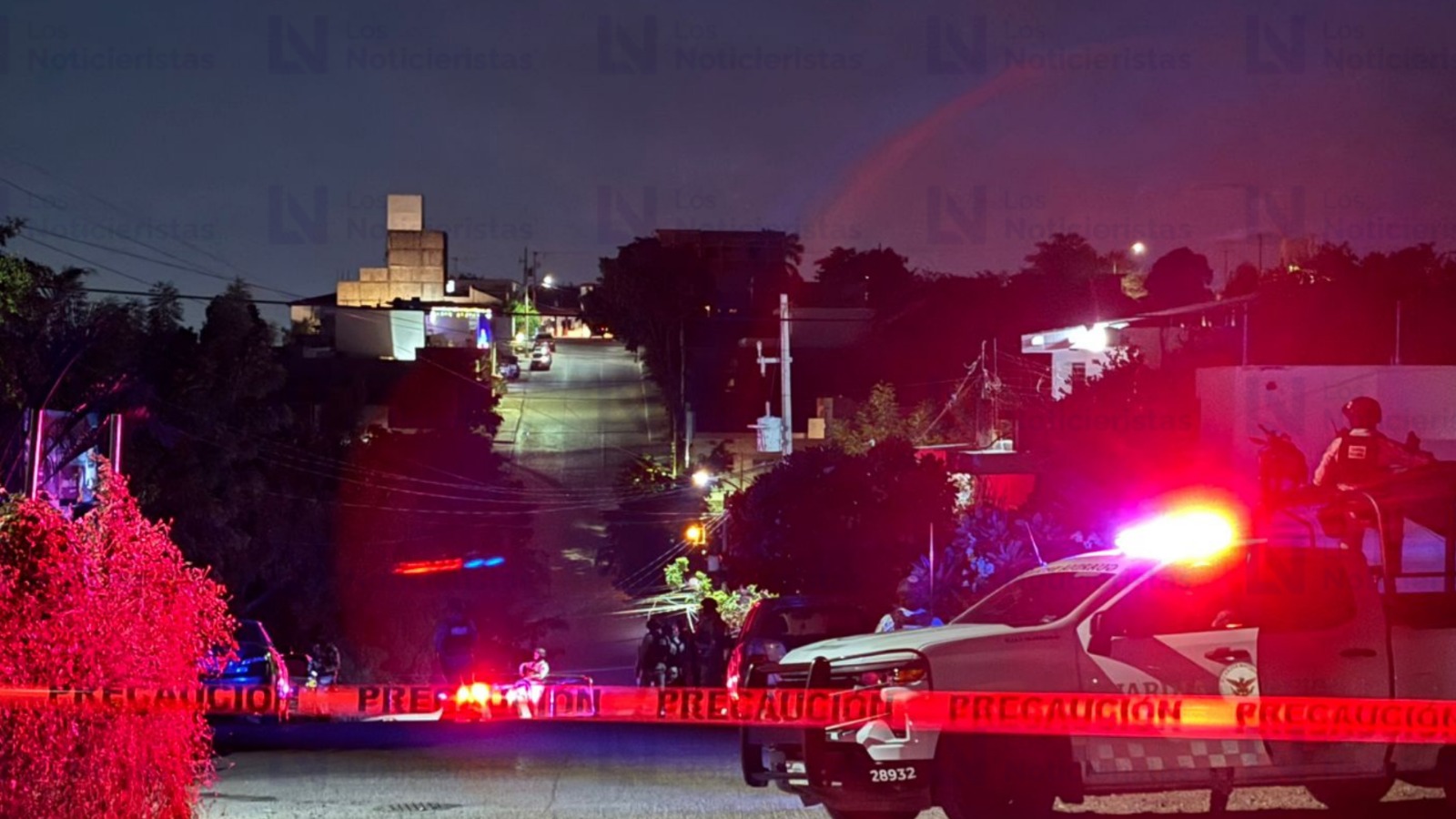 Guardia Nacional resguarda lugar donde un hombre fue ejecutado en Culiacán