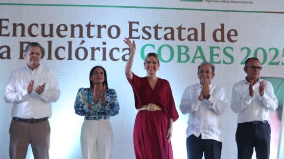 Estrella Palacios y Cobaes refuerzan alianzas e inauguran el Encuentro Estatal de Danza Folclórica 2025