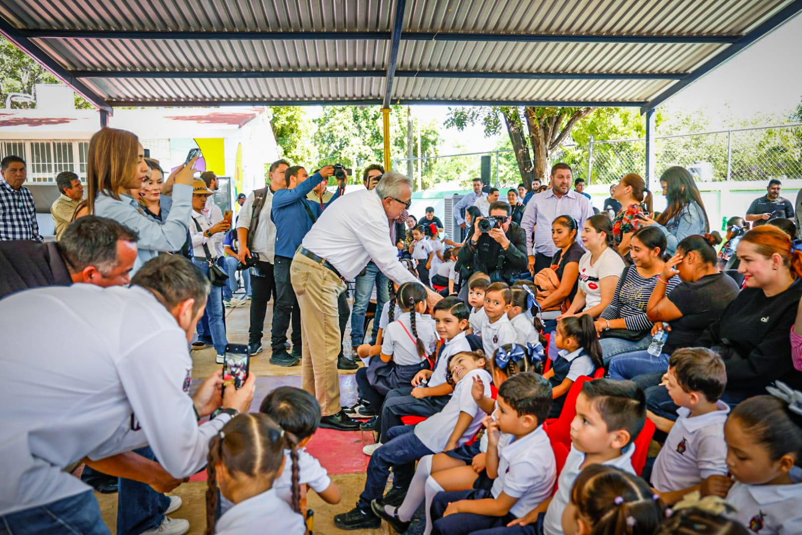 entrega de aulas en jardin de niños enriqueta cota valdez badiraguato saldo