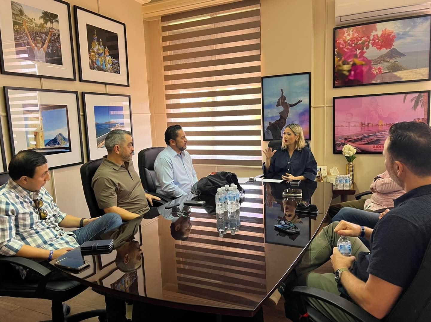 Estrella Palacios se reúne con la Delegación de Ciudades Hermanas de Estados Unidos