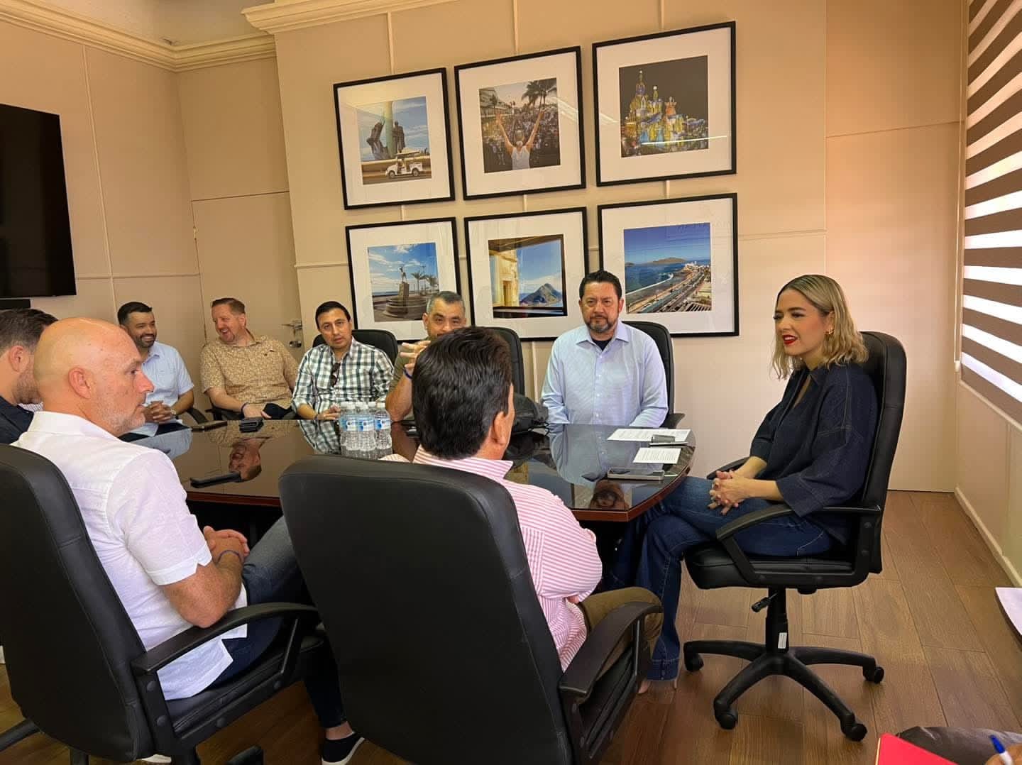 Estrella Palacios se reúne con la Delegación de Ciudades Hermanas de Estados Unidos